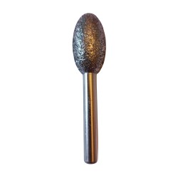 FRAISE BRAZED OVALE TIGE DE 6 MM