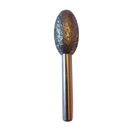 FRAISE BRAZED OVALE TIGE DE 6 MM