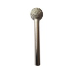 FRAISE BRAZED SPHERIQUE TIGE DE 6 MM
