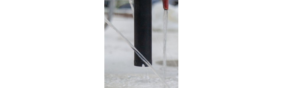Perçage à eau